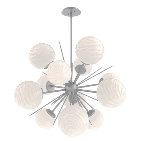 Gaia LED Chandelier in Classic Silver (404|CHB0092-0A-CS-WL-001-L3)