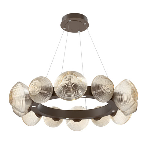 Mesa LED Chandelier in Flat Bronze (404|CHB0089-36-FB-A-CA1-L1)