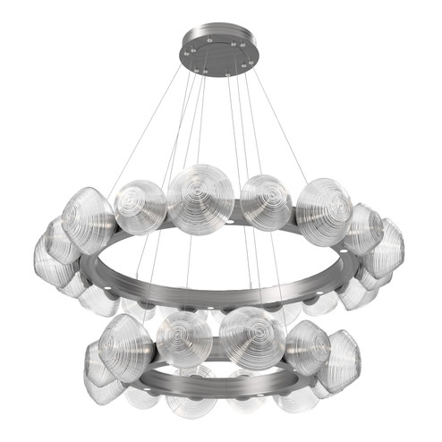 Mesa LED Chandelier in Satin Nickel (404|CHB0089-2T-SN-C-CA1-L3)