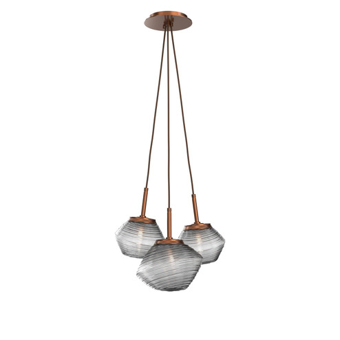 Mesa LED Pendant in Burnished Bronze (404|CHB0089-0E-BB-S-C01-L3)