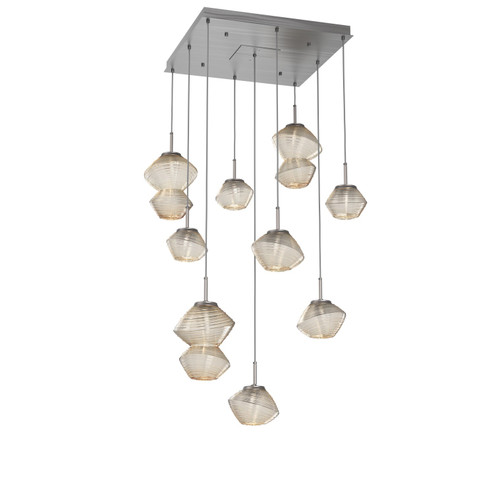 Mesa LED Chandelier in Satin Nickel (404|CHB0089-09-SN-A-C01-L1)