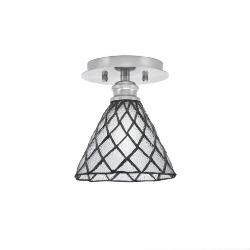 Edge One Light Semi-Flush Mount in Brushed Nickel (200|1160-BN-9185)