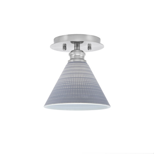 Edge One Light Semi-Flush Mount in Brushed Nickel (200|1160-BN-4052)