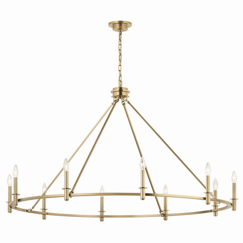 Carrick Ten Light Chandelier in Champagne Bronze (12|52707CPZ)