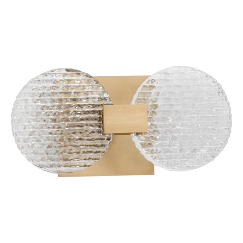 Axiom LED Wall Sconce in Aged Brass (440|3-5050-40)