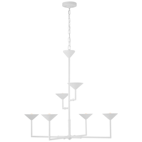 Eleanor LED Chandelier in Plaster White (268|JN 5172PW)