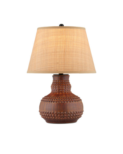 One Light Table Lamp in Dark Brown/Rustic Black (142|6000-0942)