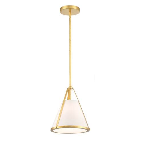 Fulton One Light Pendant in Antique Gold (60|FUL-900-GA)