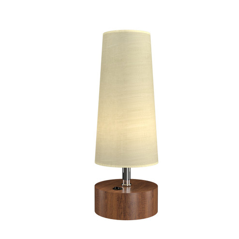 Clean LED Table Lamp in Imbuia (486|7101.06)