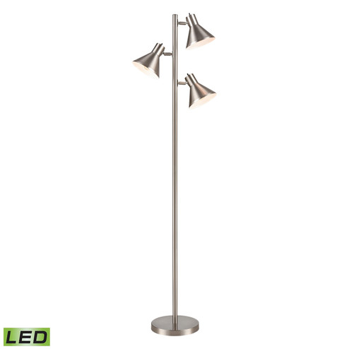 Loman LED Floor Lamp in Satin Nickel (45|S019-7279-LED)
