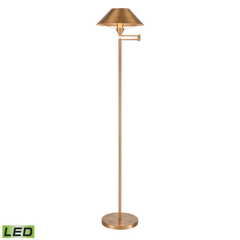 Arcadia LED Floor Lamp in Aged Brass (45|S0019-9604-LED)
