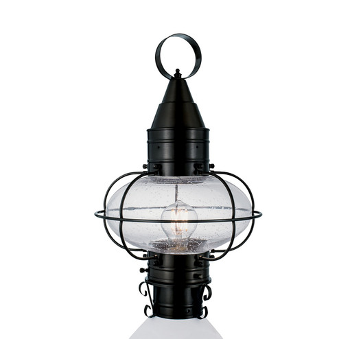 Classic Onion One Light Outdoor Post Lantern in Black (45|1511-BL-SE)