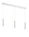 Forest LED Linear Chandelier in Chrome (224|917MP12-BN-LED-3LCH)