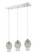 Nabul Three Light Linear Chandelier in Chrome (224|889CH-3B)