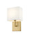 Saxon One Light Wall Sconce in Olde Brass (224|815-1S-OBR)