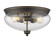 Amon Three Light Flush Mount in Olde Bronze (224|722F3-OB)