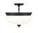 Amon Three Light Semi Flush Mount in Matte Black (224|721SF-MB)