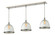 Mason Three Light Linear Chandelier in Brushed Nickel (224|718P13-3BN)