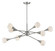 Tian LED Chandelier in Brushed Nickel (224|616-45BN-LED)