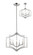 Zander Five Light Chandelier in Brushed Nickel (224|6008-5BN)