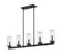 Marlow Five Light Outdoor Linear Chandelier in Matte Black (224|589-5L-BK)