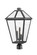 Talbot Three Light Outdoor Post Mount in Black (224|579PHXLR-BK)