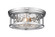 Clarion Three Light Flush Mount in Polished Nickel (224|493F3-PN)