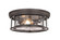 Clarion Three Light Flush Mount in Bronze (224|493F3-BRZ)