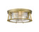 Cape Harbor Three Light Flush Mount in Rubbed Brass (224|491F3-RB)