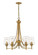 Joliet Five Light Chandelier in Olde Brass (224|473-5OBR)