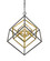 Euclid Three Light Chandelier in Olde Brass / Bronze (224|457-3OBR-BRZ)