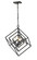 Euclid Three Light Chandelier in Matte Black (224|457-3MB)