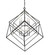 Euclid Ten Light Chandelier in Chrome / Matte Black (224|457-10CH-MB)