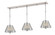 Iuka Nine Light Linear Chandelier in Brushed Nickel (224|451-16-3BN)