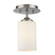 Bordeaux One Light Flush Mount in Brushed Nickel (224|435F1-BN)