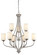 Cardinal Nine Light Chandelier in Brushed Nickel (224|434-9-BN)