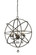 Acadia Six Light Chandelier in Golden Bronze (224|416-24)