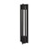 Chamber LED Bollard in Black on Aluminum (34|6631-30BK)