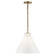 Katie Conical One Light Pendant in Hand-Rubbed Antique Brass (268|TOB 5226HAB/G6-WG)