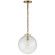 Katie Globe One Light Pendant in Hand-Rubbed Antique Brass (268|TOB 5226HAB/G4-CG)