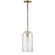Katie Cylider One Light Pendant in Hand-Rubbed Antique Brass (268|TOB 5226HAB/G3-CG)