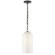 Katie Cylider One Light Pendant in Bronze (268|TOB 5226BZ/G3-WG)