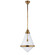 Gale One Light Pendant in Hand-Rubbed Antique Brass (268|TOB 5156HAB-SG)