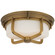 Milton Two Light Flush Mount in Hand-Rubbed Antique Brass (268|TOB 4013HAB-WG)