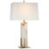 Gironde LED Table Lamp in Alabaster and Hand-Rubbed Antique Brass (268|TOB 3920ALB/HAB-L)