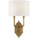 Silhouette Two Light Wall Sconce in Hand-Rubbed Antique Brass (268|TOB 2600HAB-L)