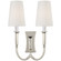 Delphia Two Light Wall Sconce in Polished Nickel (268|TOB 2273PN-L)