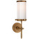 Bryant Bath One Light Wall Sconce in Hand-Rubbed Antique Brass (268|TOB 2015HAB-WG)