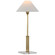 Asher LED Table Lamp in Hand-Rubbed Antique Brass and Crystal (268|SP 3510HAB/CG-L)