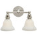 Boston Two Light Wall Sconce in Polished Nickel (268|SL 2932PN/SLEG-WG)